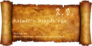 Kalmár Viktória névjegykártya